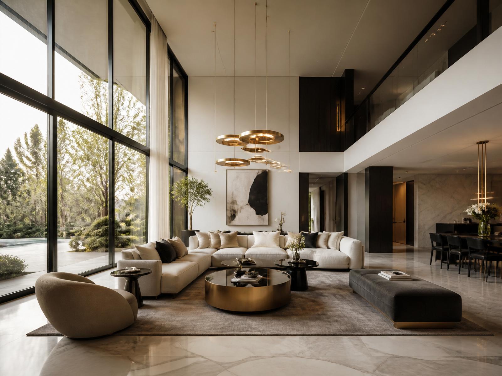 Luxury villa living room